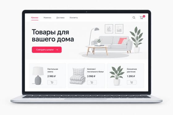 Главная страница интернет-магазина