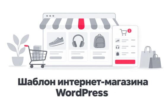 Обложка шаблона интернет-магазина